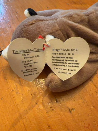 Beanie Baby Ringo. With tag.