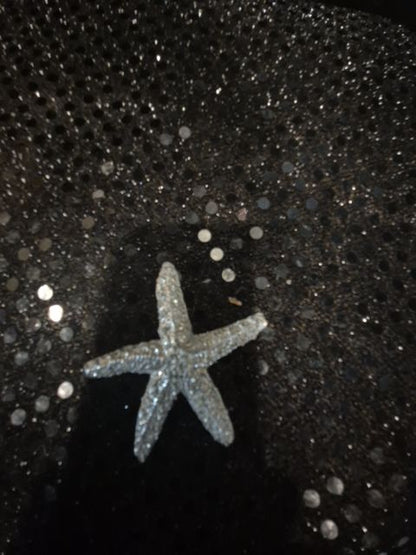 Metal Silver Starfish, 2"