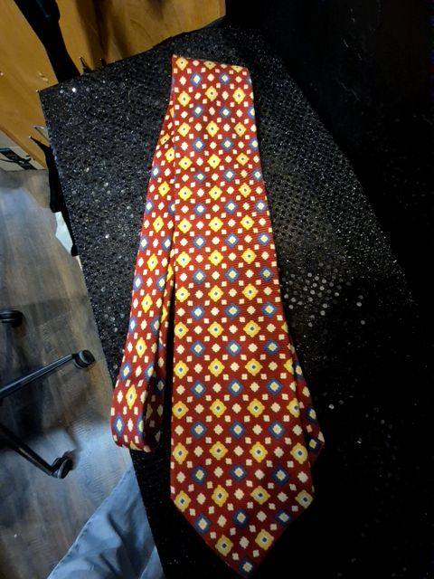 Red, Blue, Yellow Boss Tie