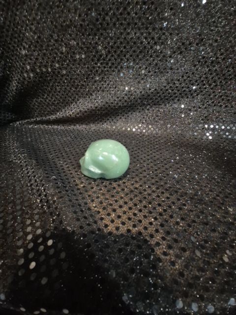Green  Adventurine Skull Sculputre, 1.5"