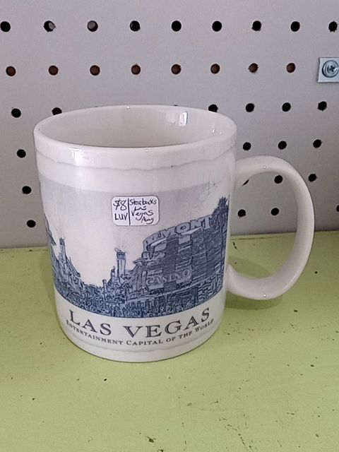 Blue Starbucks Las Vegas mug