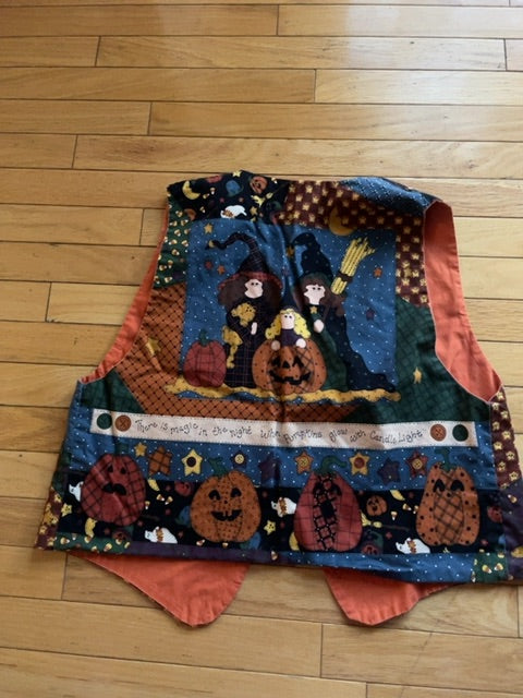 90s Halloween witch vest, L/XL