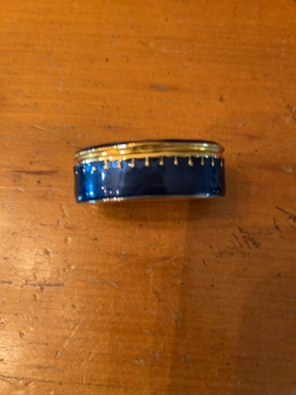 Vintage metal trinket box