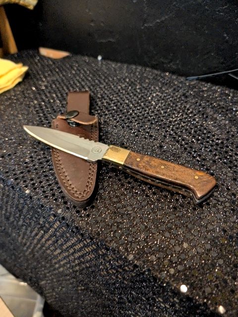 Chipaway Cutlery fixed blade w/ sheath