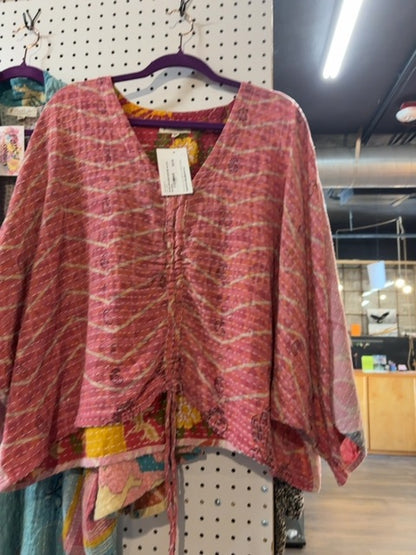 Kantha Reversible Butterfly Top