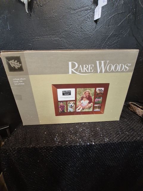 Walnut  Rare Woods Collage Album New in Box