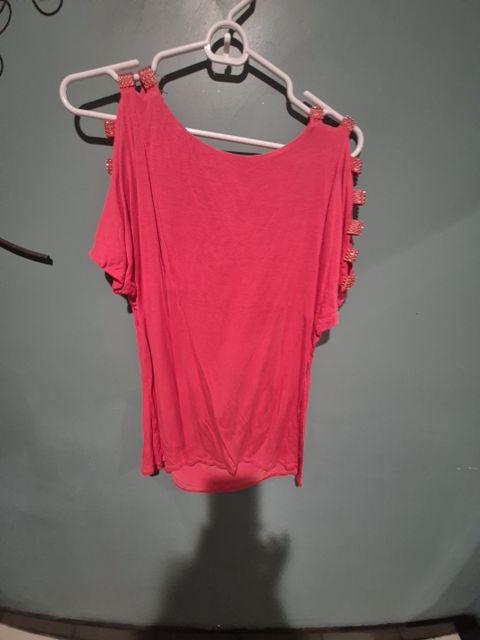 Coral Carina Sleeveless Top, L