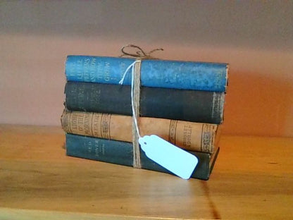 Blue antique book stack (4)