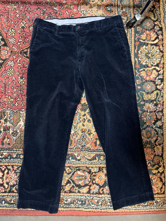 Polo Ralph Lauren Navy Corduroy Pants, 36/30