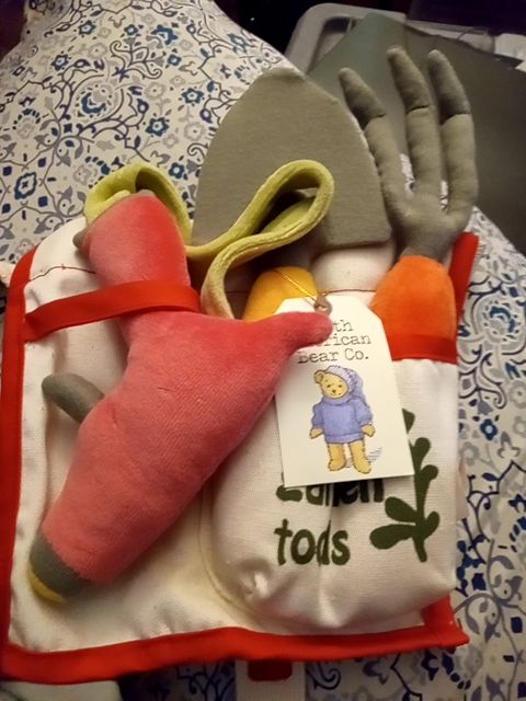 New Toddler plush gardening set