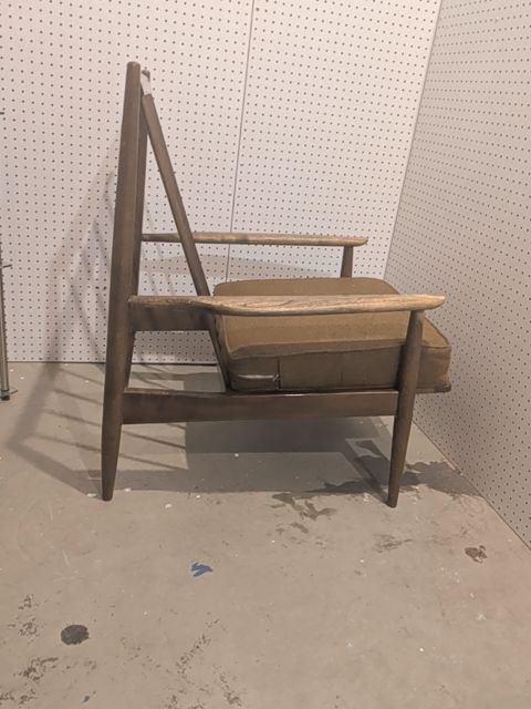 MCM Milo Baughman Style Arm Chair