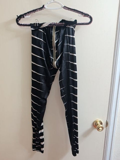 Black & White Handmade Striped Costume
