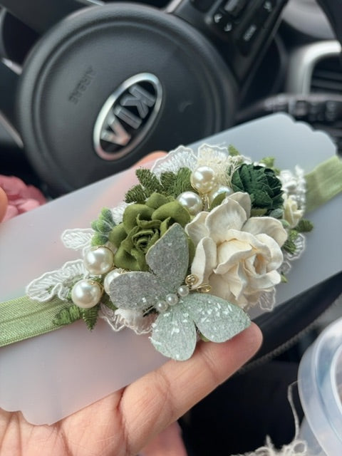 Butterfly love bby headband