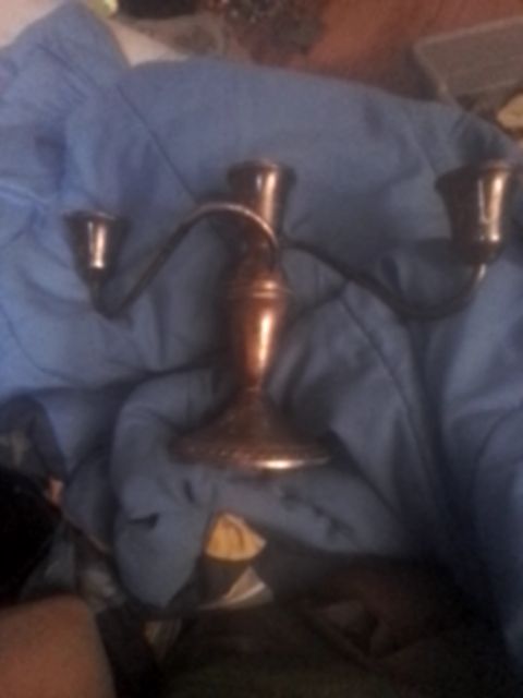 Dutchin Creation sterling silver candelabra