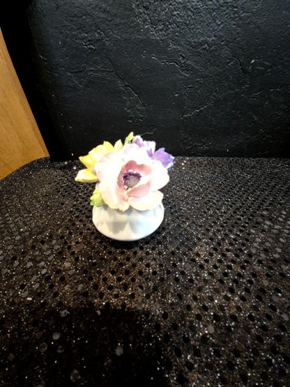 Heathcote Hall China vase with flowers