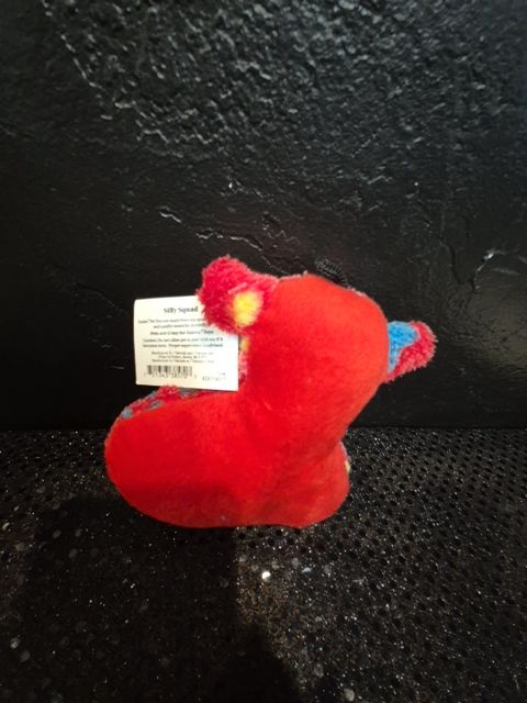 Zanies Silly Squad Red Cow Squeeky Dog Toy, 5"
