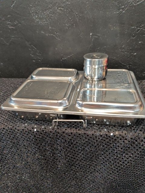 Stainless Steel PlanetBox Compartment Lunch Box W/ cup