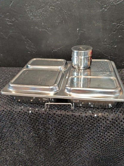Stainless Steel PlanetBox Compartment Lunch Box W/ cup