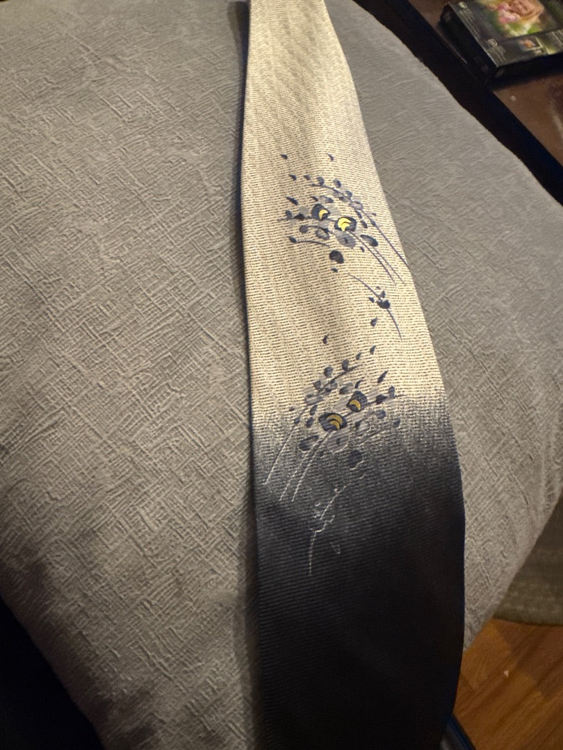 Pierre Pacha Black Silk Tie