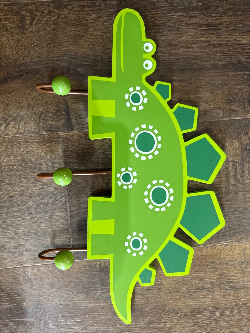Green Hobby Lobby Dinosaur Wall Hooks