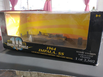 Silver Ertl 1964 Impala Ertl 1/18 Die Cast Silver, 1/18 scale
