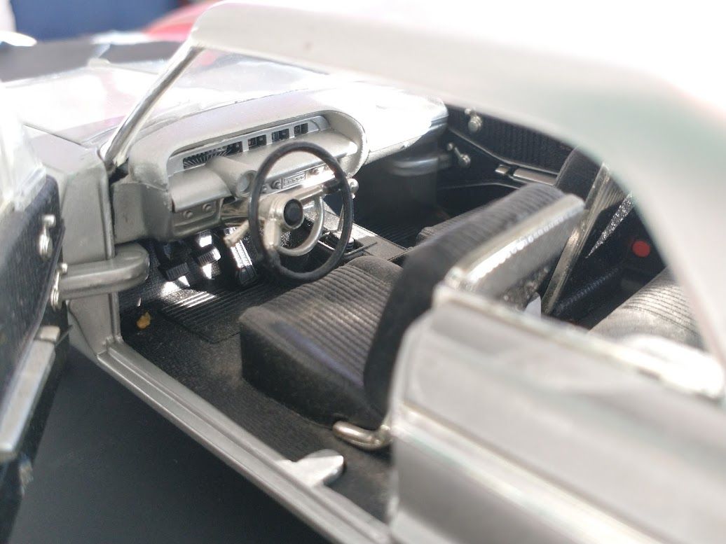 Silver Ertl 1964 Impala Ertl 1/18 Die Cast Silver, 1/18 scale