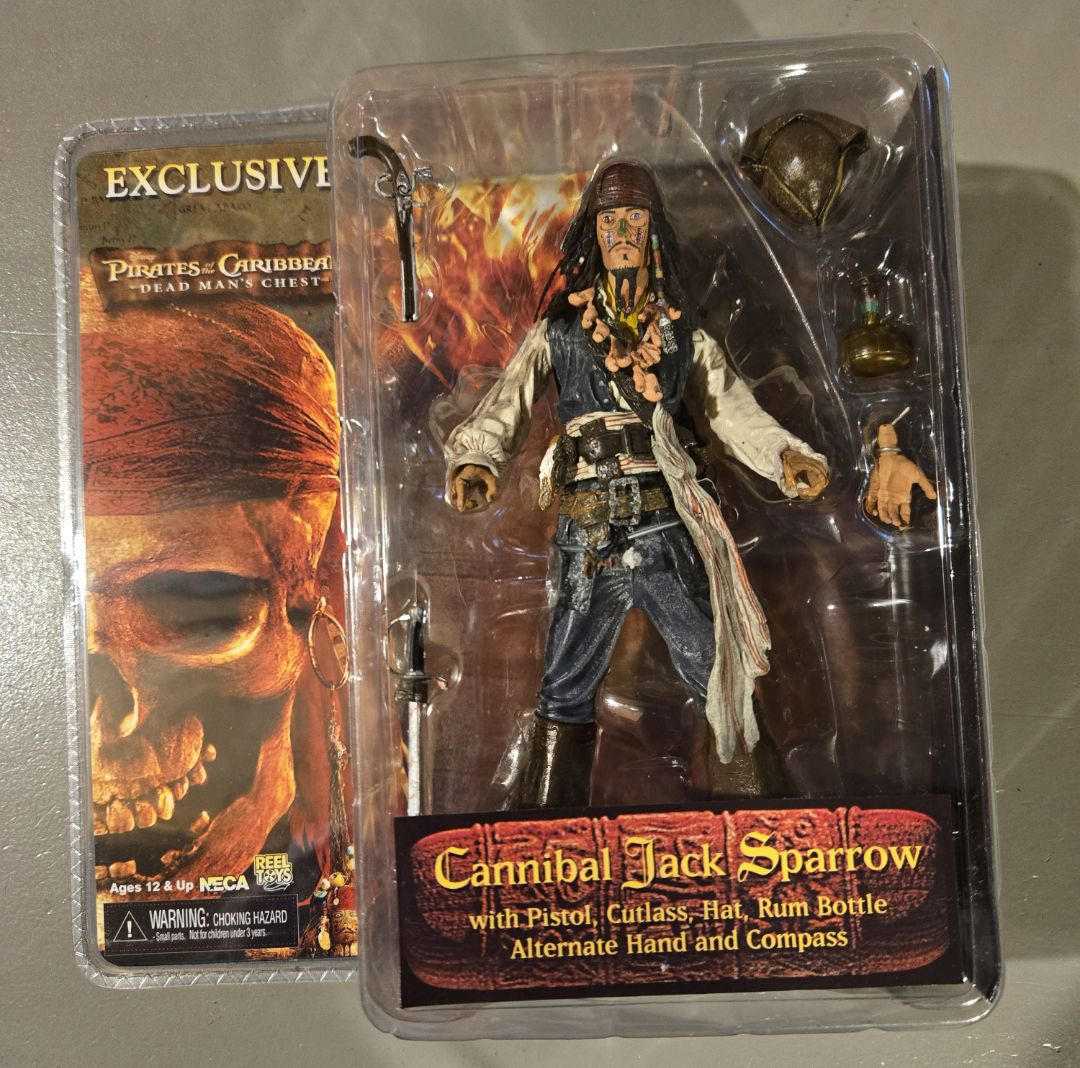 Neca Pirates of the Caribbean Cannibal Jack Sparrow