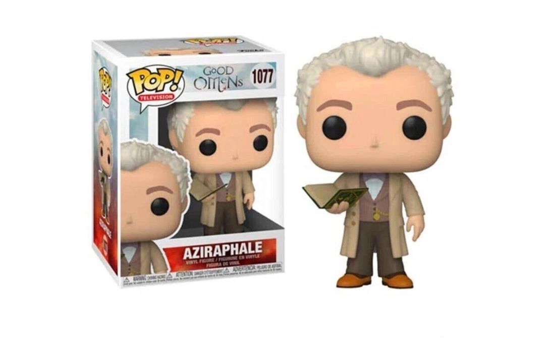Funko POP! - Aziraphale - Good Omens - 1077, 4 x 3 x 2