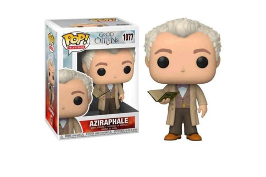 Funko POP! - Aziraphale - Good Omens - 1077, 4 x 3 x 2