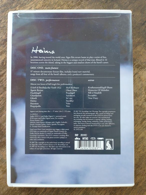 Sigur Ros Heima DVD