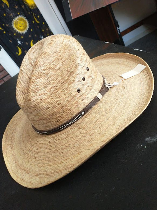Straw Cowboy Hat Gus Style Medium