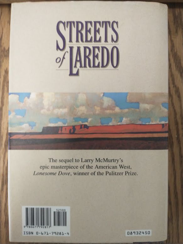 Streets of Laredo hardcover