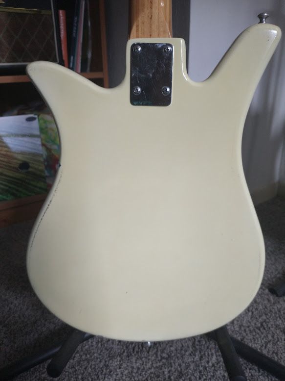Vintage White Electric Guitar