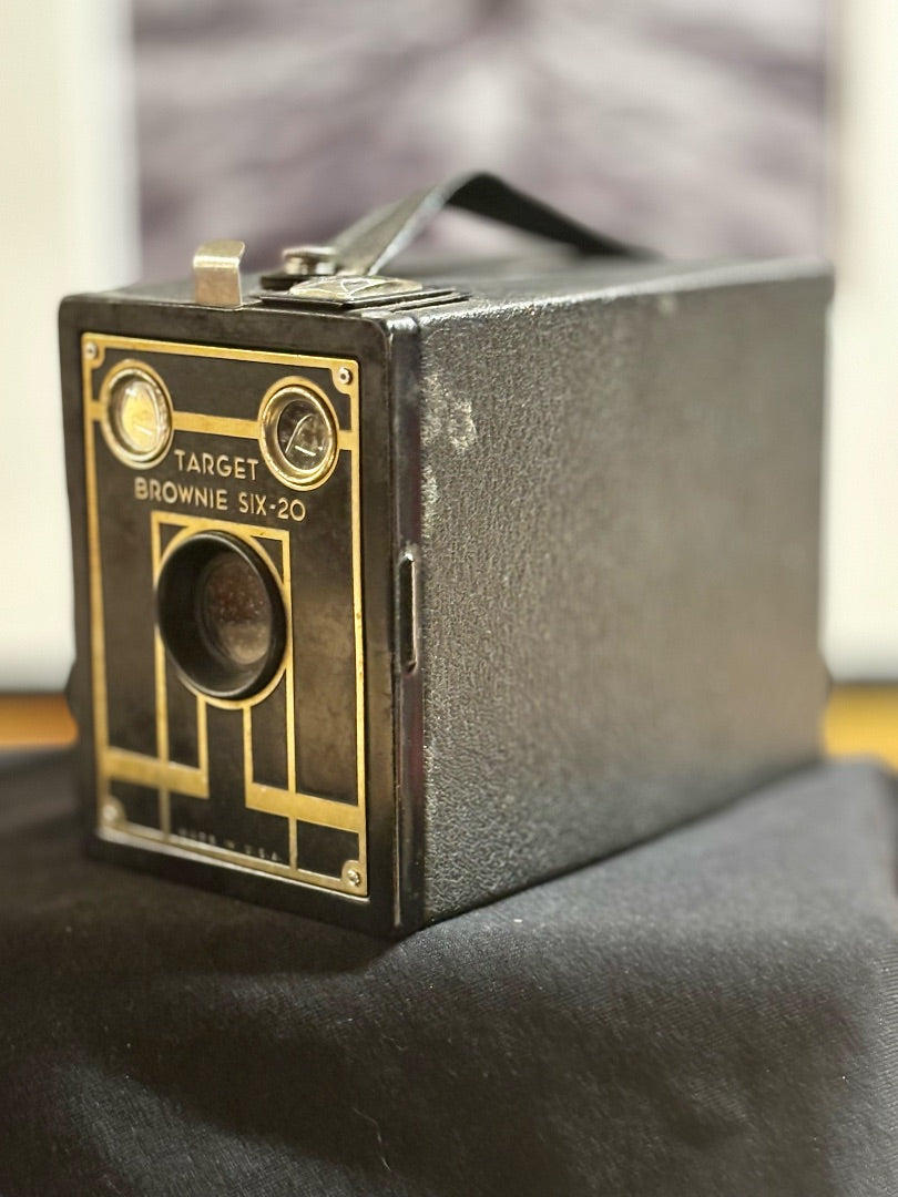 Black Kodak Kodak Target Six-20 Brownie Camera