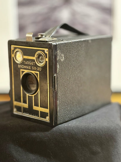 Black Kodak Kodak Target Six-20 Brownie Camera