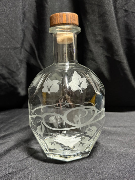 Etched Whiskey Decanter