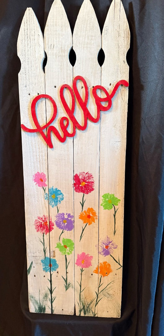 4 Picket Fence Decor