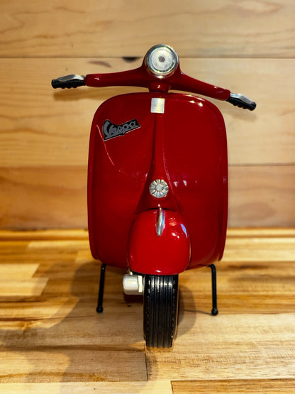 Red Xonex Vespa Toy Scooter Xonex 1/6 Scale