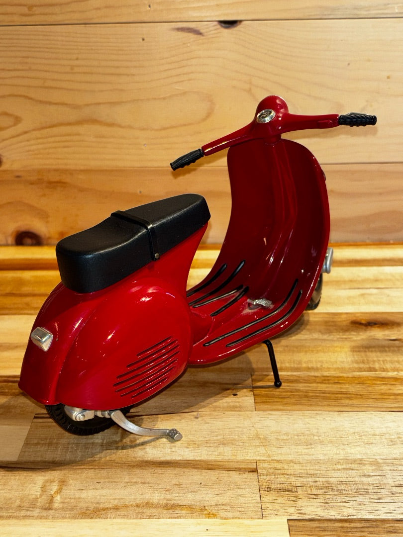 Red Xonex Vespa Toy Scooter Xonex 1/6 Scale