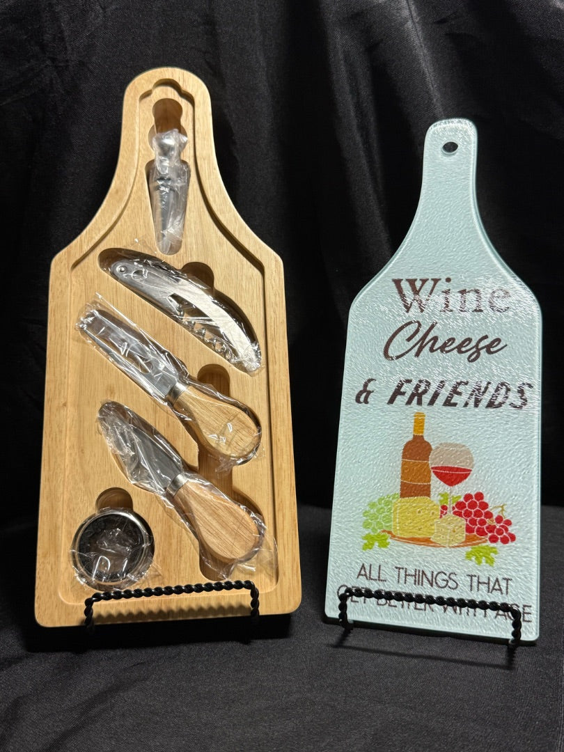 Wine and Cheese Board