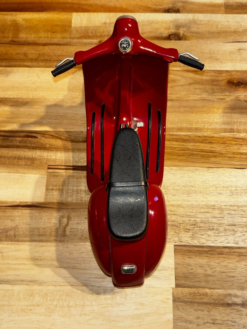Red Xonex Vespa Toy Scooter Xonex 1/6 Scale