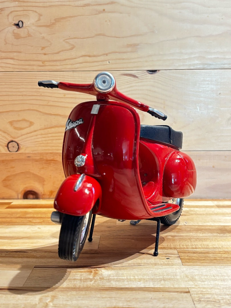 Red Xonex Vespa Toy Scooter Xonex 1/6 Scale