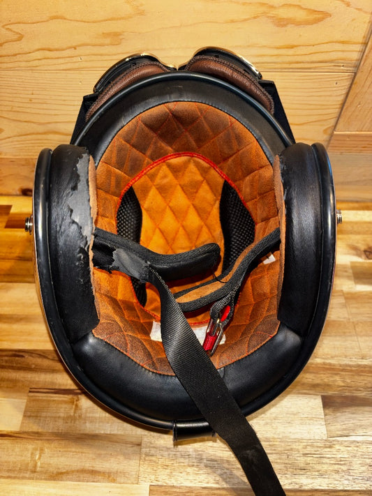 Fulmer Fulmer Reflective Flaming Skull Helmet, XXL