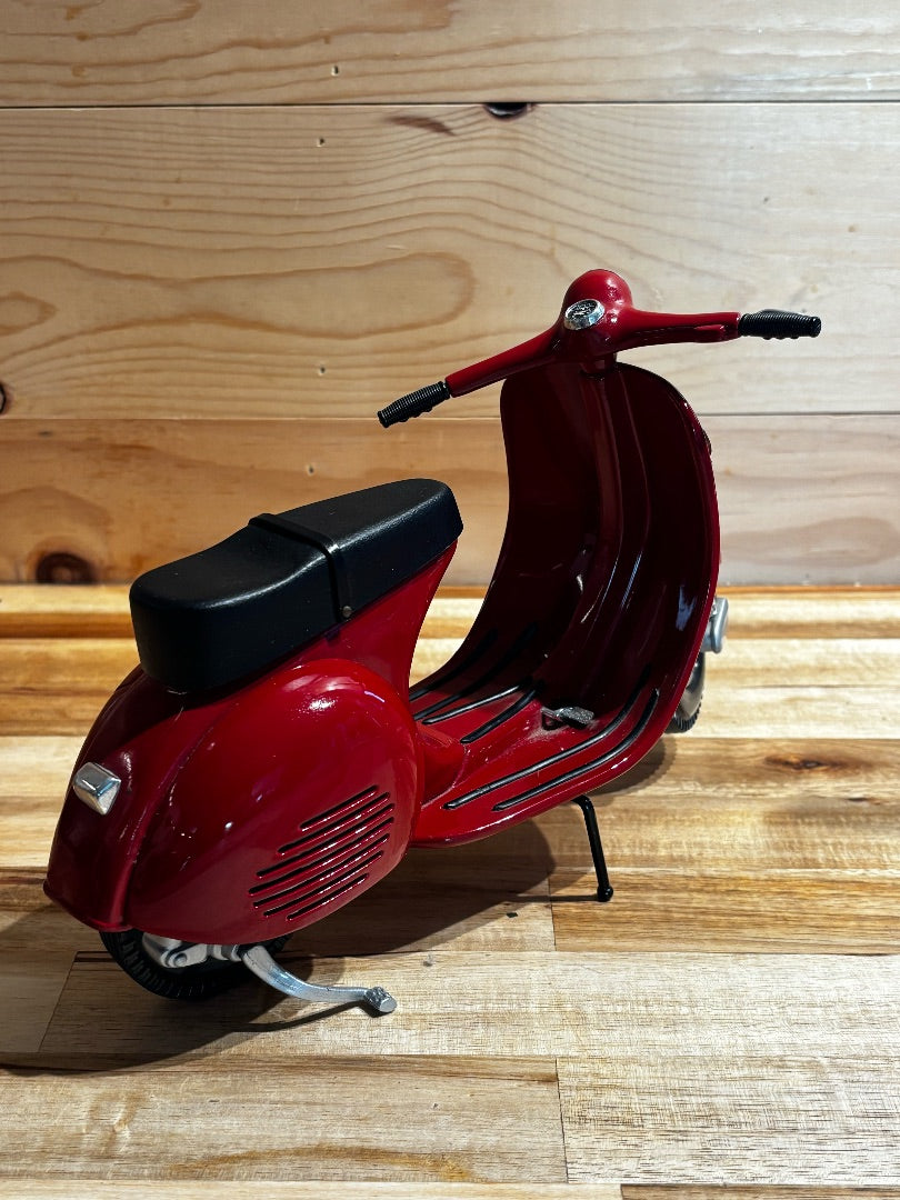 Red Xonex Vespa Toy Scooter Xonex 1/6 Scale