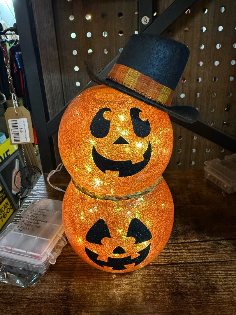 Glass Jack-o-lantern