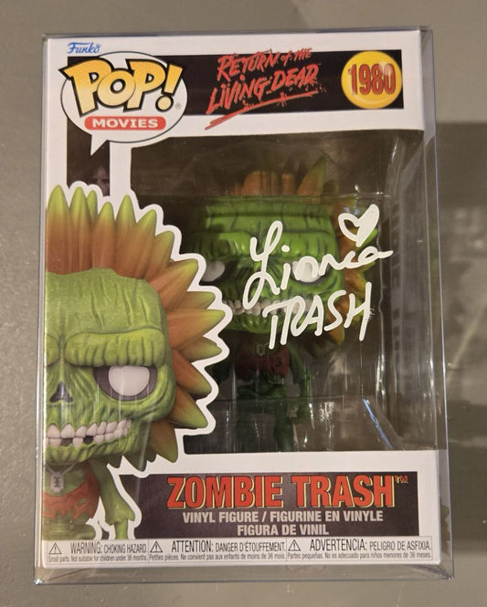 Zombie Trash Funko Pop signed by Linnea Quigley