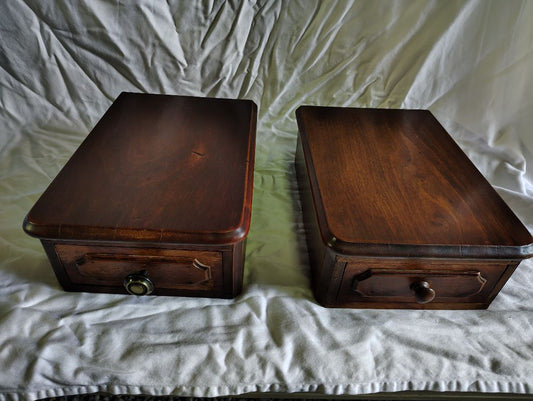 Natural wood  Wood drawer 2., 4.5 x 13 x 9